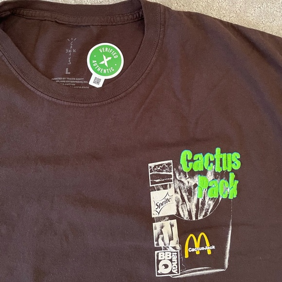 Travis Scott x Cactus Pack Vintage T shirt - Picture 2 of 3